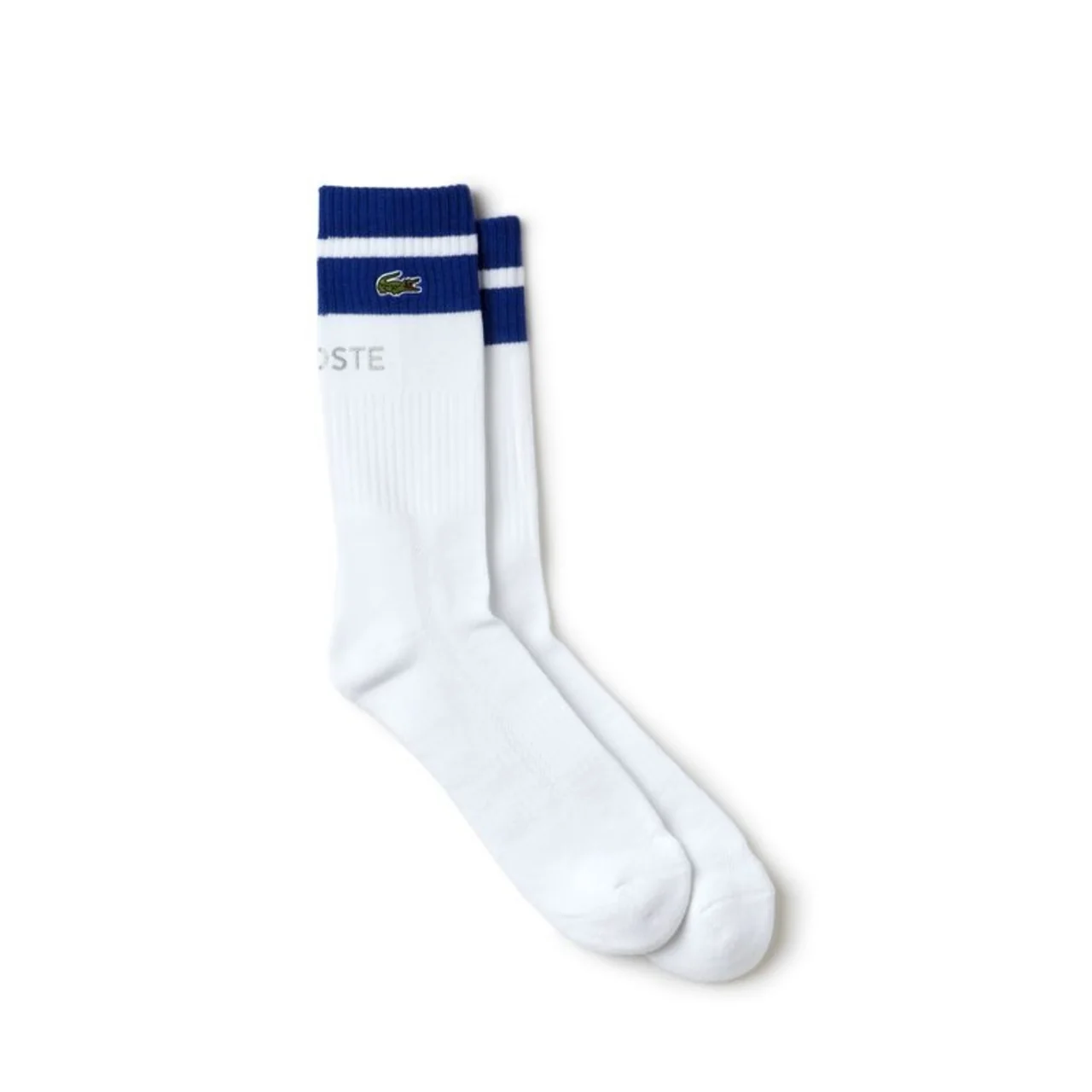 Lacoste Tennis Performance Socks White/Blue Stripes 1-pack