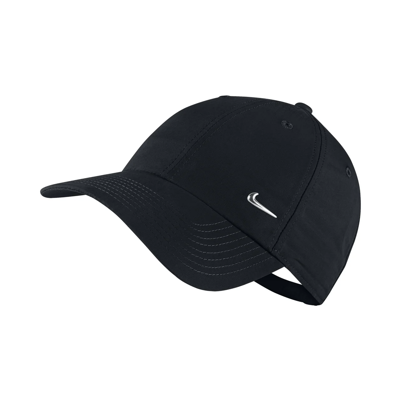 Nike Swoosh Logo Sport Cap Black