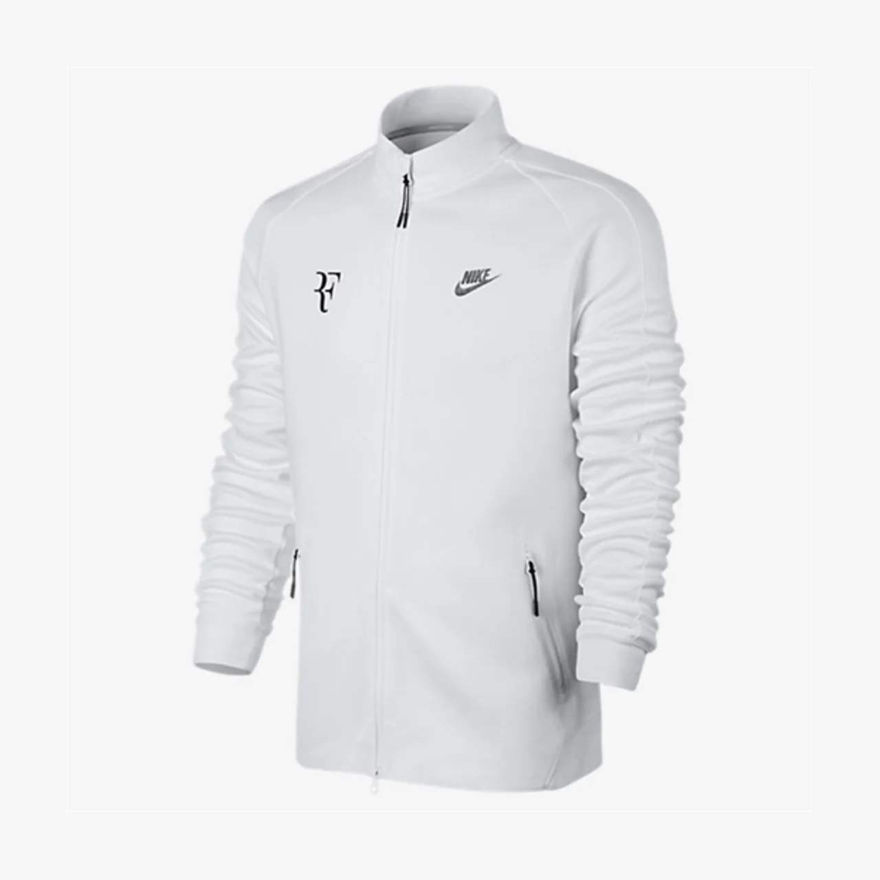 Nike Roger Federer Premier Jacket All White Wimbledon