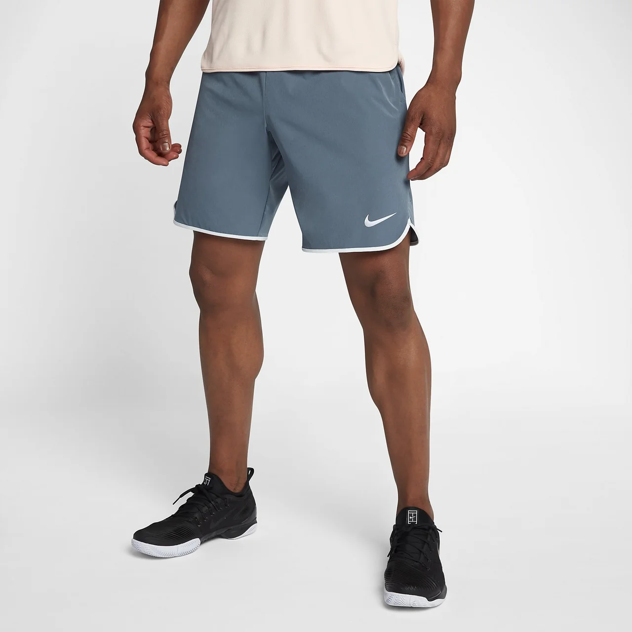 Nike Flex Ace Shorts 9'' Armory Blue/White Size XL