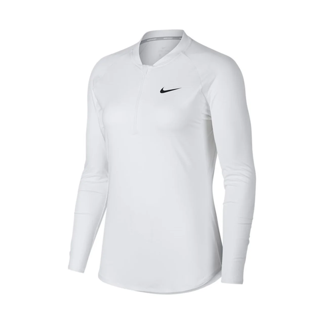 Nike Pure LS Top Half Zip White