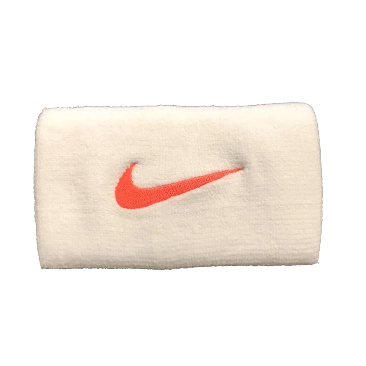 Nike Double Wristband White/Orange