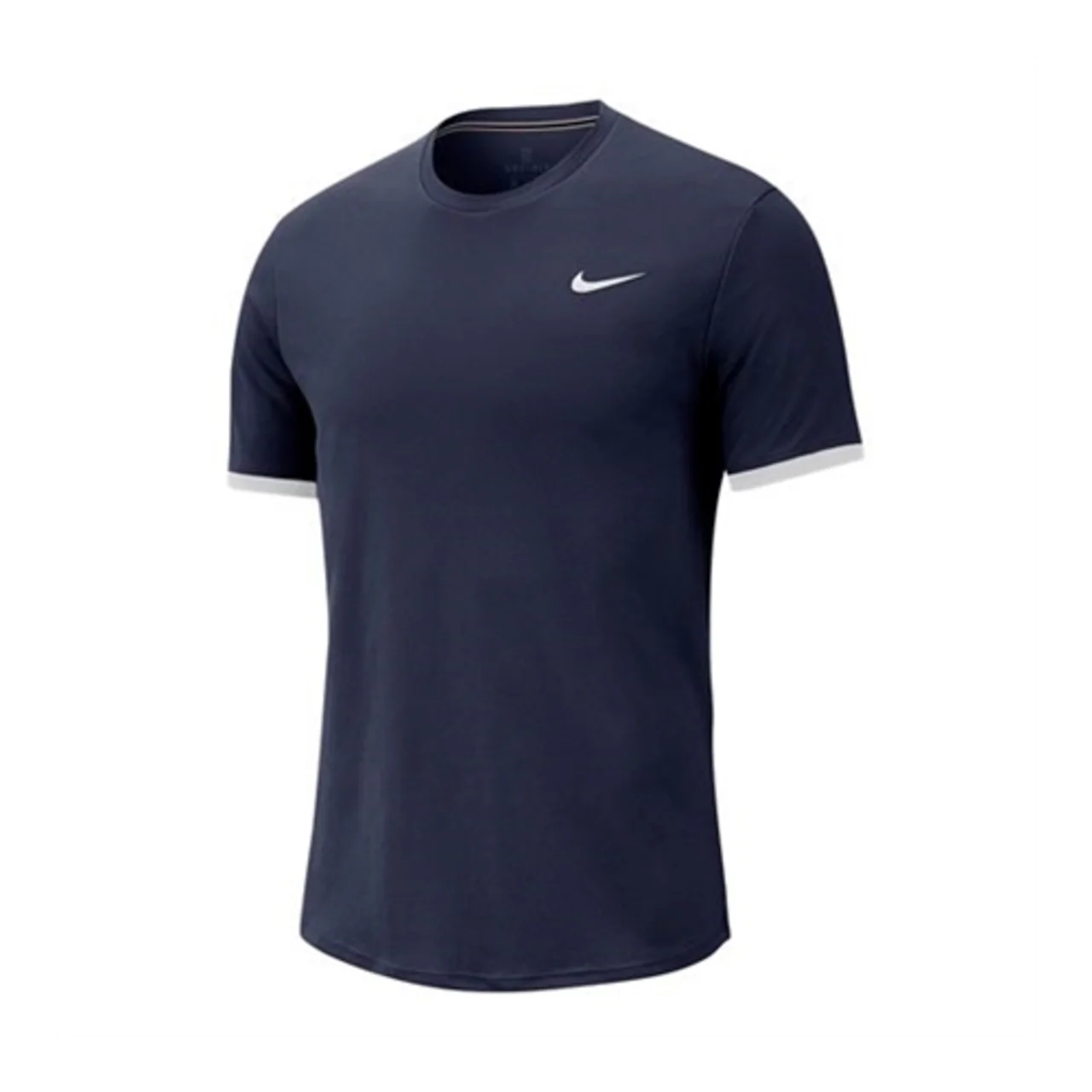 Nike Court Dry Colorblock Tee Navy/White