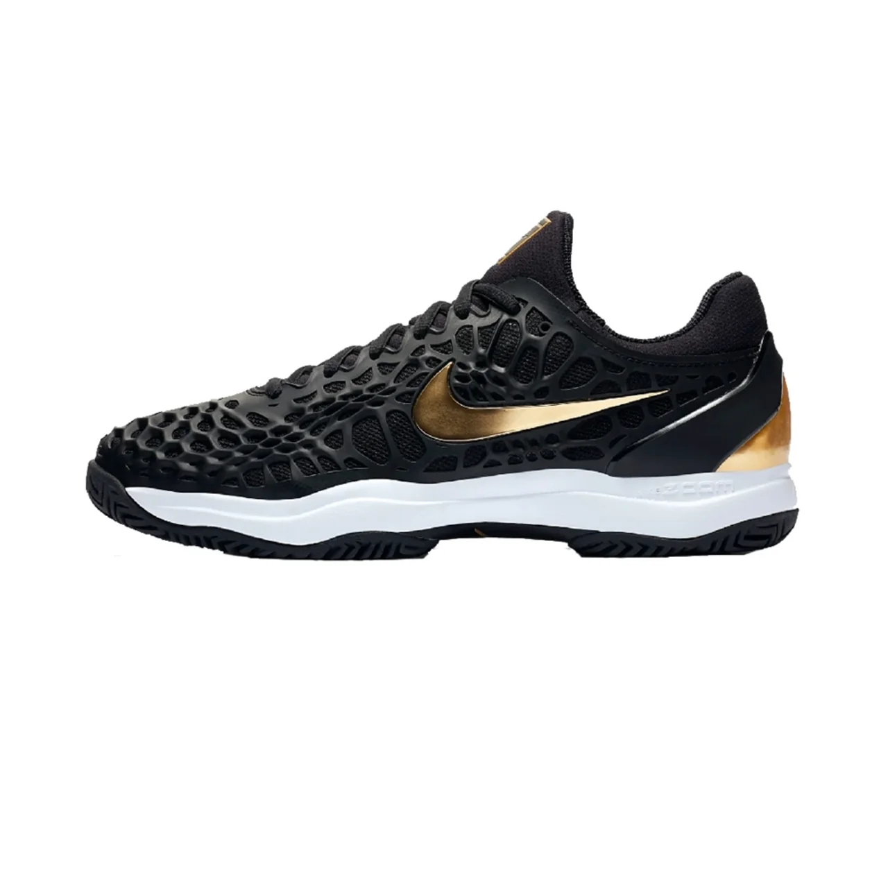 Nike Air Zoom Cage All Court Black/Gold Size 41