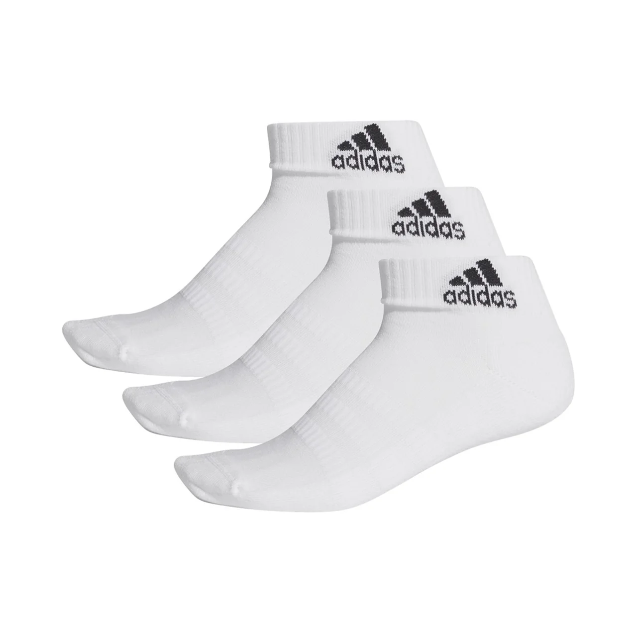 Adidas Cushion Ankle Socks 3-pack White