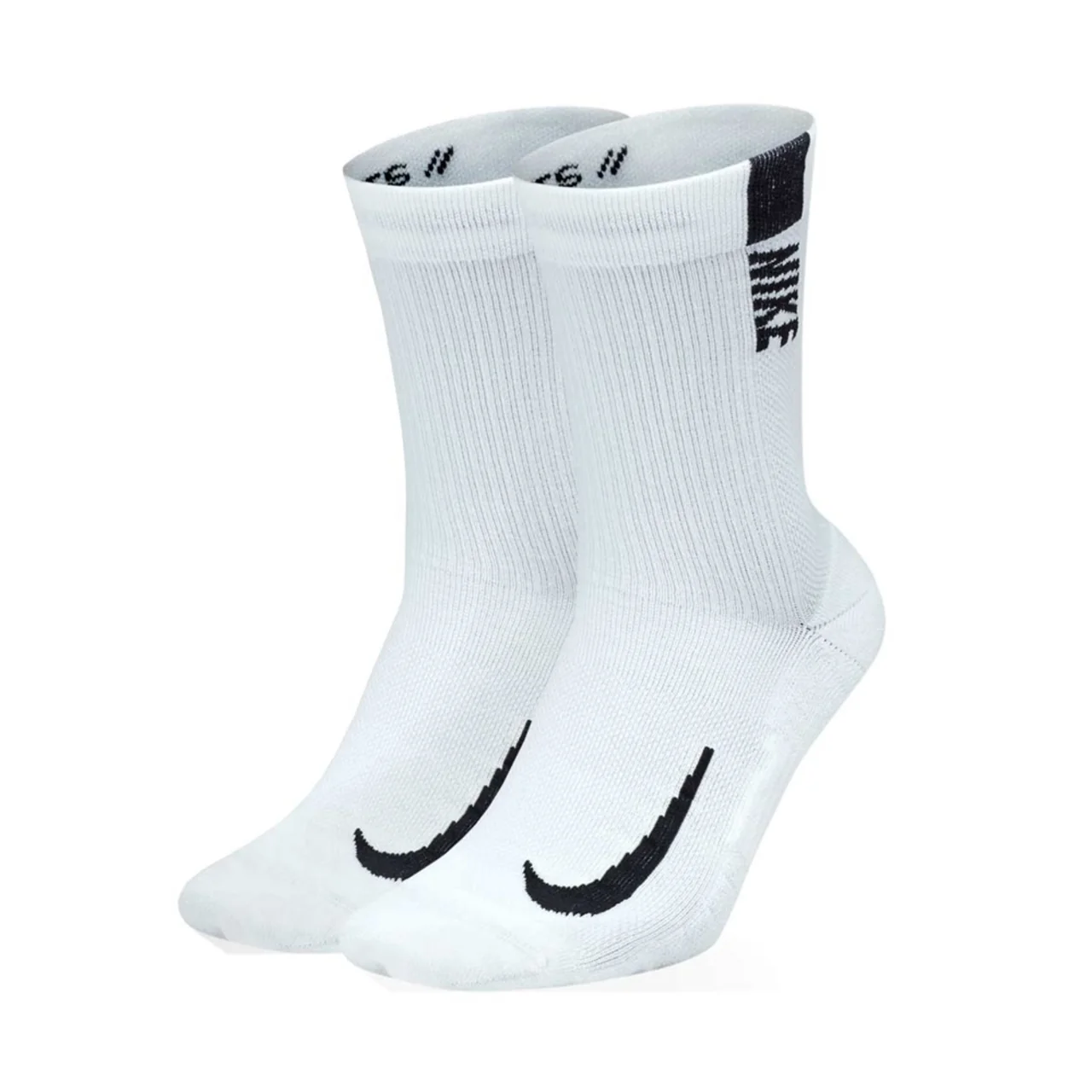 Nike Multiplier Crew 2-pack Socks White