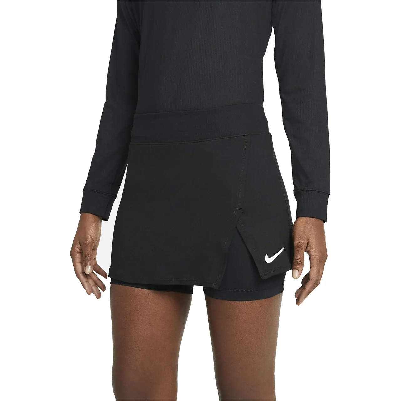 Nike Dri-Fit Victory Skirt Black/White Size XS 