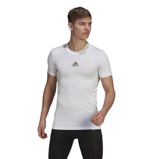 Adidas Techfit SS Top White