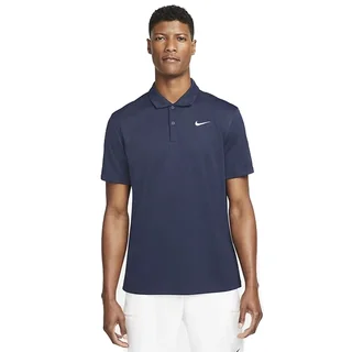 Nike Court Dri-FIT Polo Solid Obsidian/White