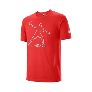 Wilson Bela Tech Tee II Junior Fiesta Red