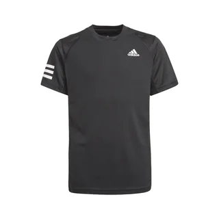 Adidas Club 3-Stripe Tee Boys Black