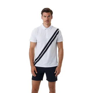 Björn Borg Ace Polo Stripe Brilliant White