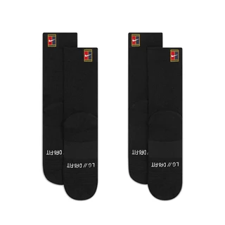 Nike Court Multiplier Cushioned Socks 2-pack Black