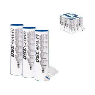 Yonex Mavis 350 Medium White 20 tubes