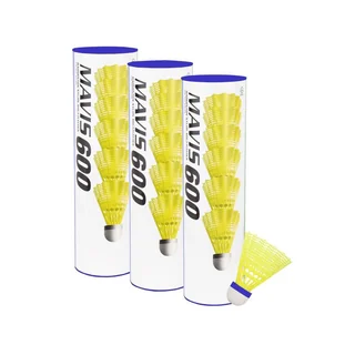 Yonex Mavis 600 Medium Yellow 3 tubes