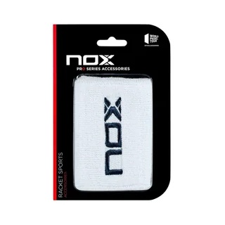 Nox Sportsarmbånd Hvit/blå 2-pakning