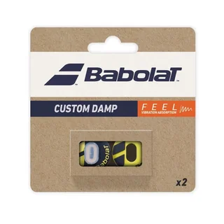 Babolat Custom Damp 2-pack Black/Yellow 2024