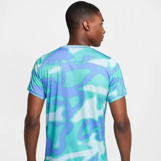 Nike Court Advantage T-shirt Print Glacier Blue