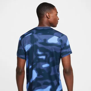 Nike Court Advantage T-shirt Print Armory Navy