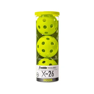 Franklin X-26 Indoor Pickleball 3-pack 3 tubes