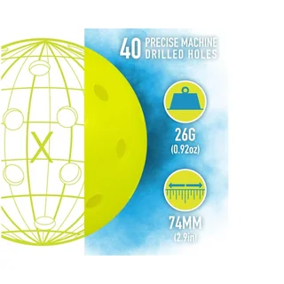 Franklin X-40 Outdoor Pickleball 3-pack 12 rör