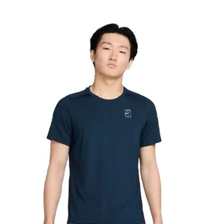 Nike Court Dri-FIT Advantage Top Navy Blue