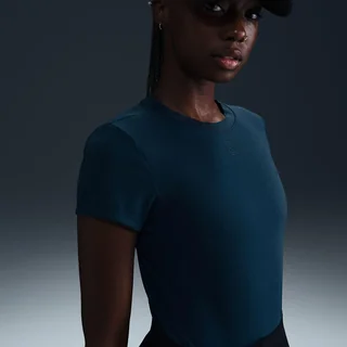 Nike Court Dri-FIT Advantage Short Sleeve Women Top Blue