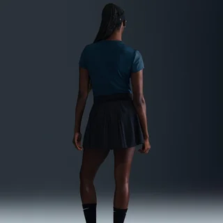 Nike Court Dri-FIT Advantage Short Sleeve Women Top Blue