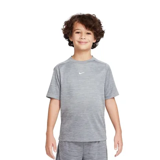 Nike Multi Kids' Dri-FIT Short-Sleeve Top Grey