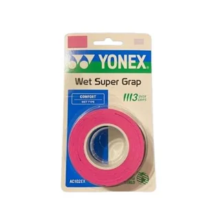 Yonex Wet Super Grap 3-pack pink