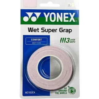 Yonex Wet Super Grap 3-pack Mist Pink