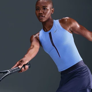 Nike Court DriFit Women Slam Tank US Open Royal Pulse/Thunder Blue