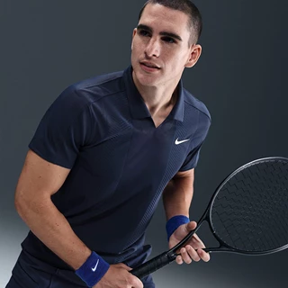 Nike DriFit Slam Polo Navy Blue