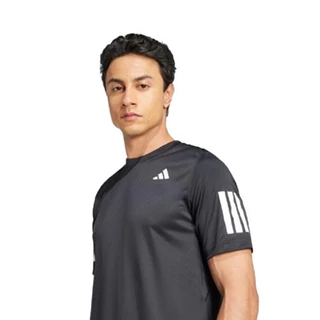 Adidas Club 3-Stripe Tee Black