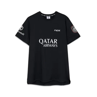 Nox Sponsors AT10 Black Agustin Tapia T-shirt 2026