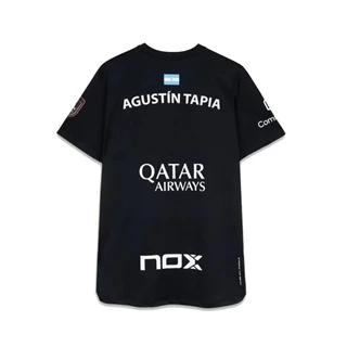 Nox Sponsors AT10 Black Agustin Tapia T-shirt 2026