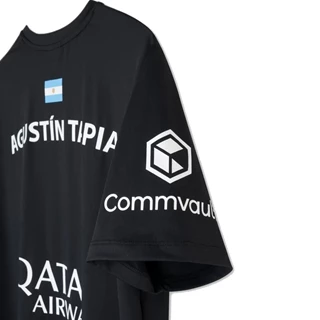 Nox Sponsors AT10 Black Agustin Tapia T-shirt 2026