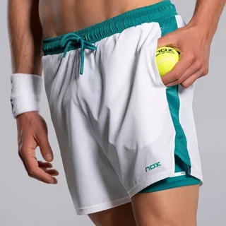 Nox Pro Shorts White/Ivy Green