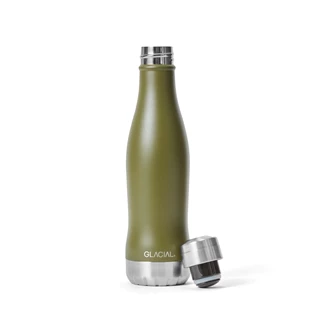 Glacial Insulated Bottle 400ml Matte Green