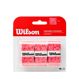Wilson AbsorbX Overgrip 3-pack Red
