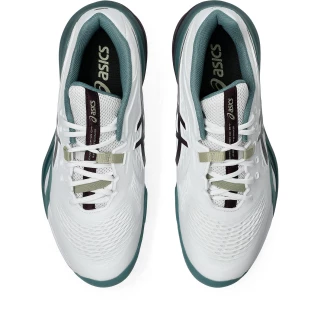 Asics Gel-Resolution X White/Dark Aubergine