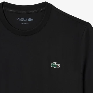 Lacoste UV Protect Lightweight Stretch Sport T-Shirt Black
