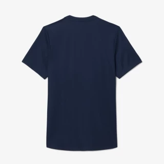 Lacoste UV Protect Lightweight Stretch Sport T-Shirt Navy