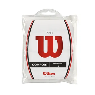 Wilson Pro Overgrip White x12