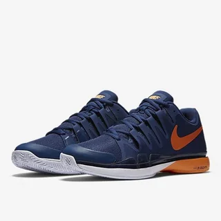 Nike Zoom Vapor Tour 9.5 Navy/Orange Junior