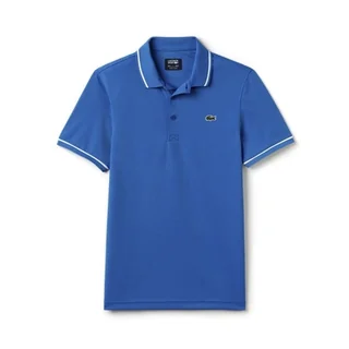 Lacoste Ultra Dry Tipped Polo Blue/White