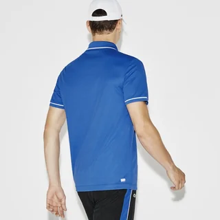 Lacoste Ultra Dry Tipped Polo Blue/White