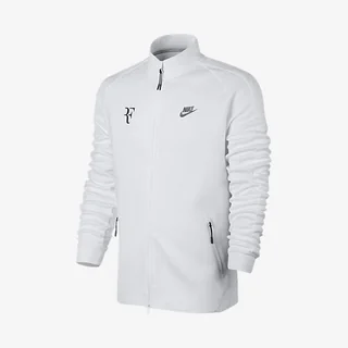 Nike Roger Federer Premier Jacket All White Wimbledon
