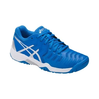 Asics Gel-Resolution 7 GS Directoire Blue/Silver/White Size 35.5