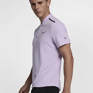 Nike Adv Polo Roger Federer Violet Mist/Black Size S